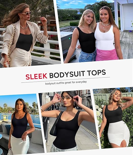 Seamless Tummy Control Bodysuit with Waist Shaping and Butt Lift