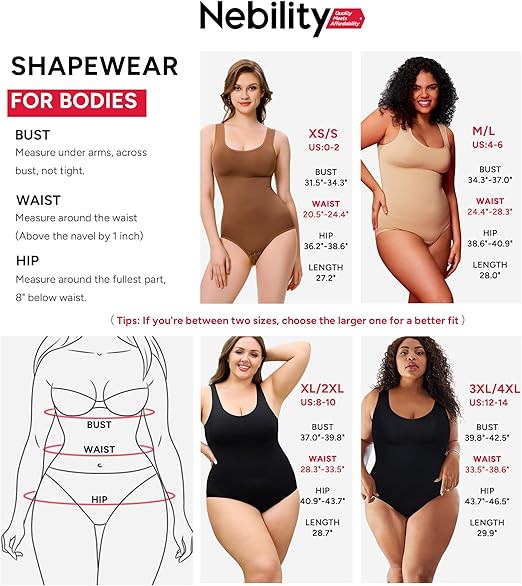 Seamless Tummy Control Bodysuit with Waist Shaping and Butt Lift